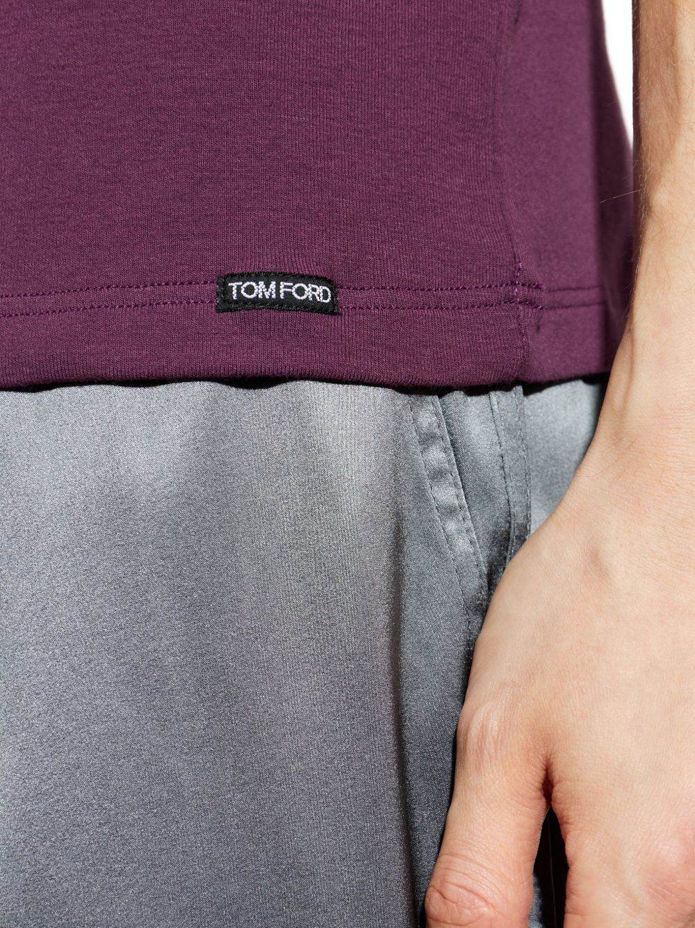 round-neck T-shirt