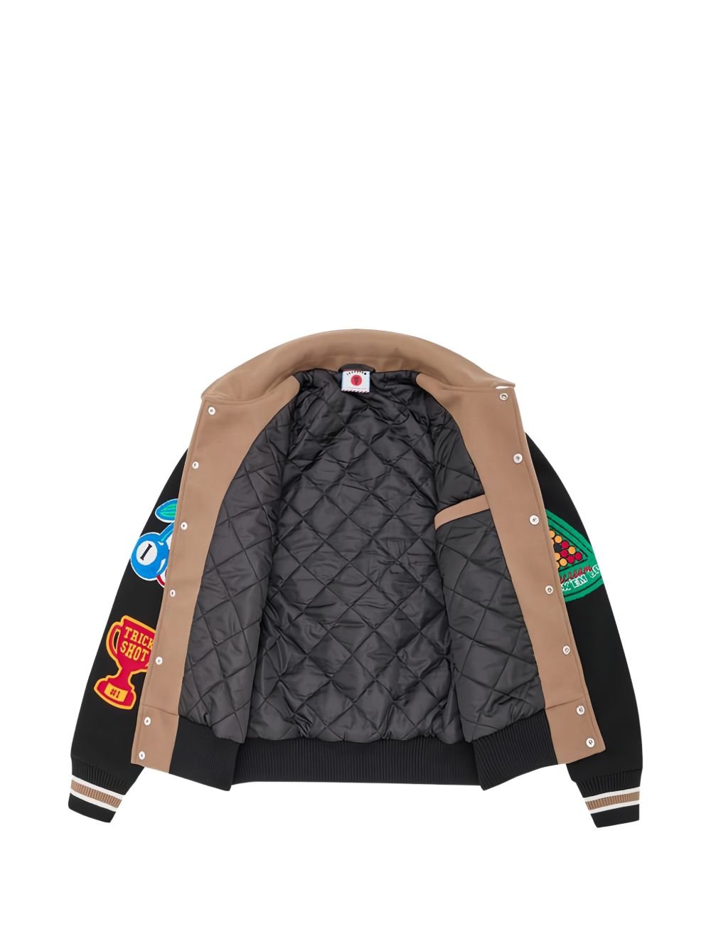 appliqué bomber jacket