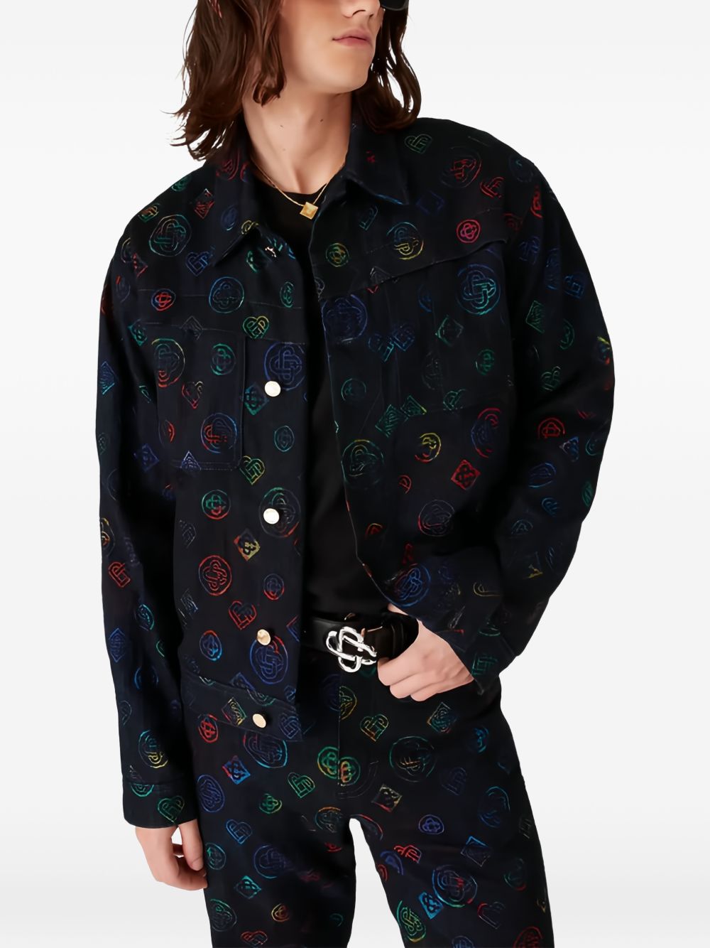 Heatmap pattern cotton jacket