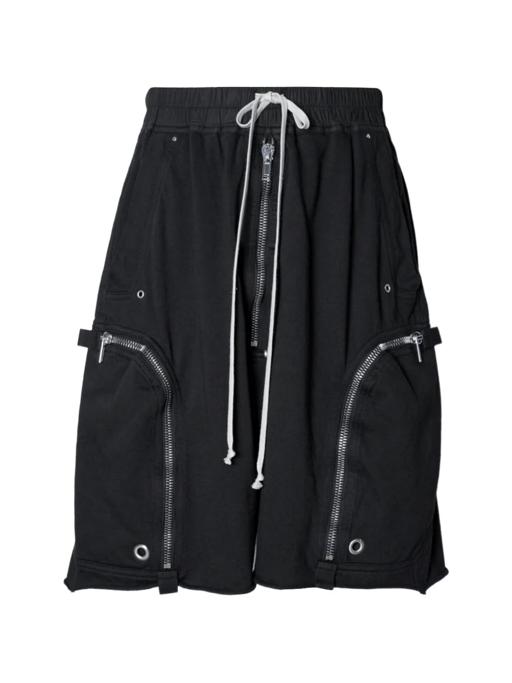zip-detail bauhaus pods shorts