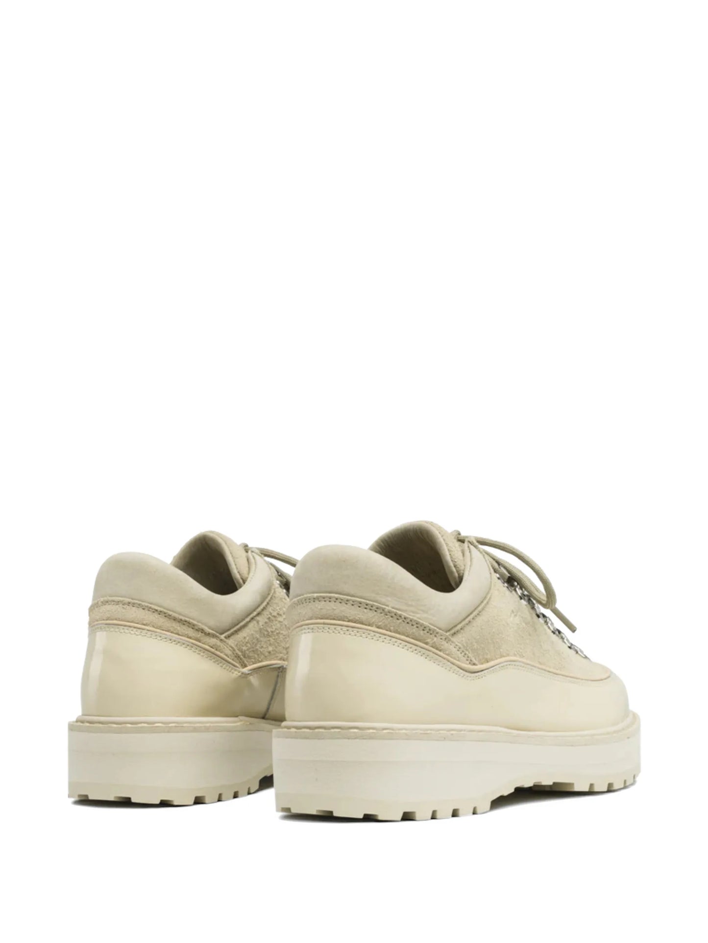 Cream Suede Sneakers