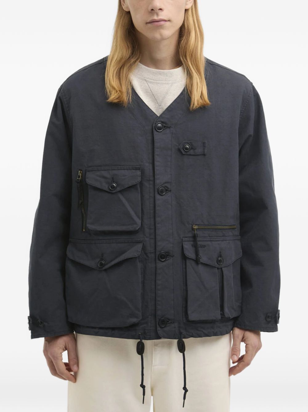 Endurance button multi-pocket jacket