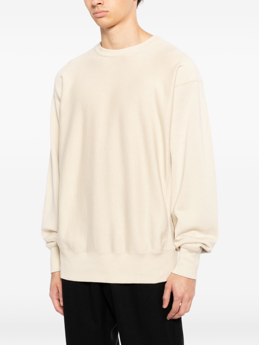 crewneck knitted sweatshirt