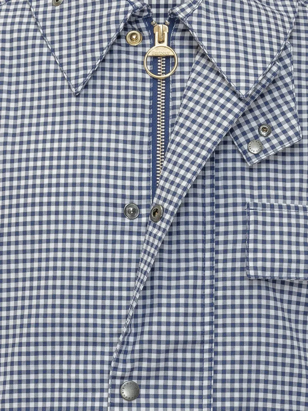 X Paul Smith Gingham-Pattern Shirt Jacket