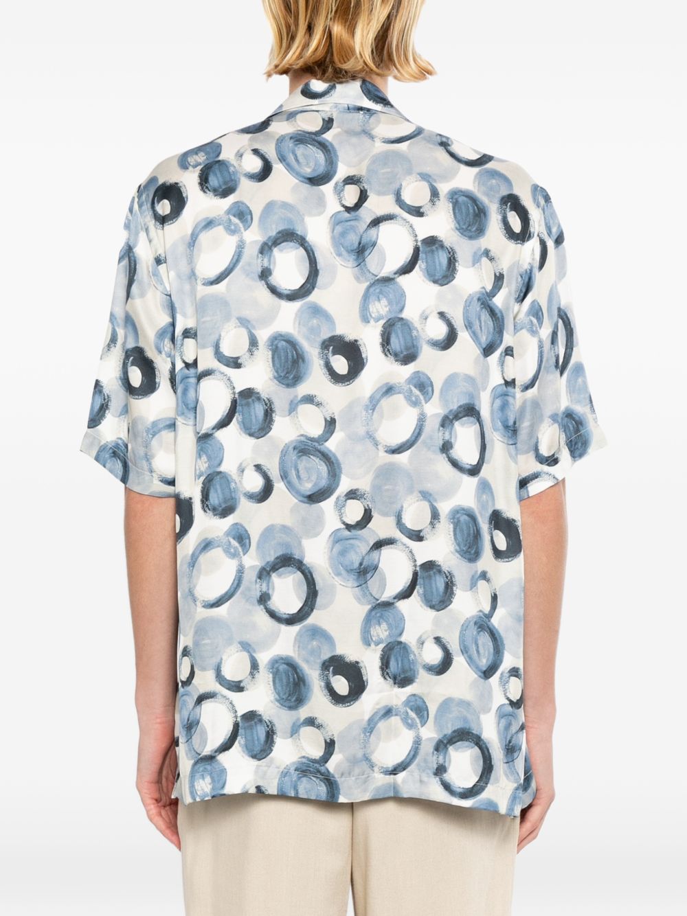 dot-print shirt