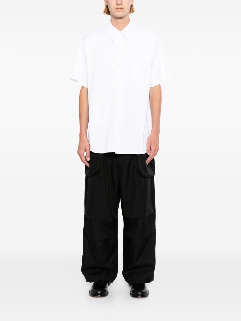 x Kei Ninomiya patched shirt