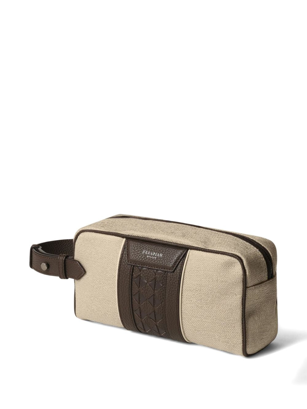 logo-detail wash bag