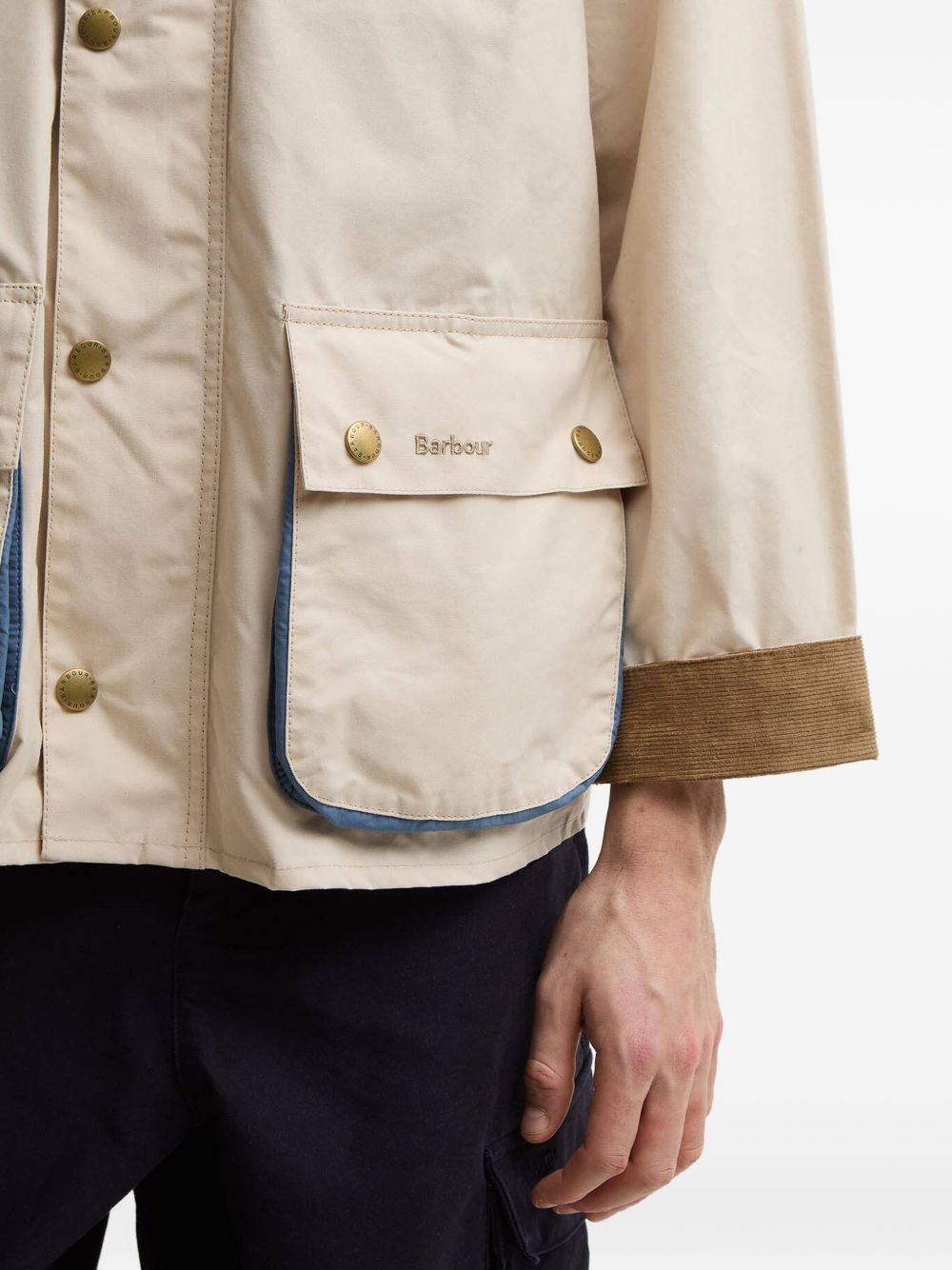 x Paul Smith Sugarlump corduroy-collar jacket