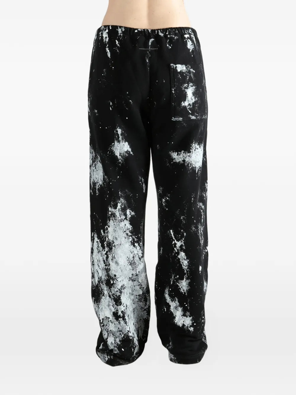 Paint-Splatter Logo-Print Track Pants