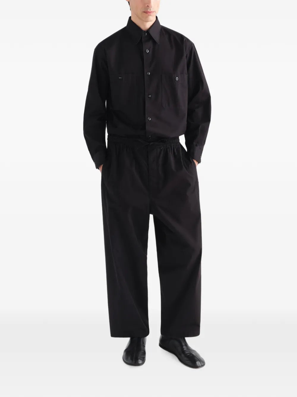 pyjama pants in light cotton twill