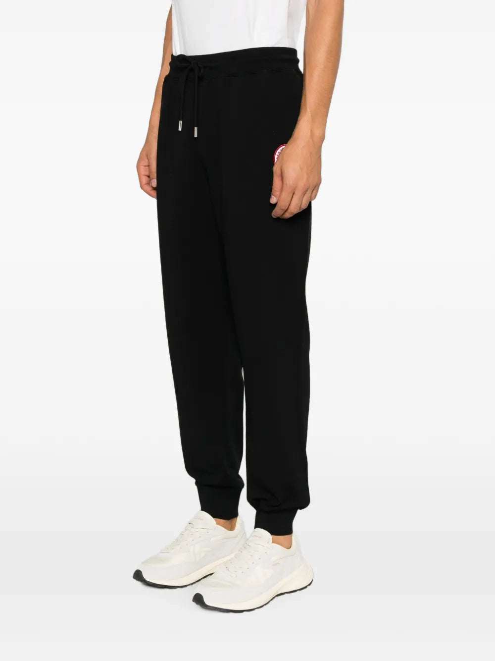 logo-patch drawstring track pants