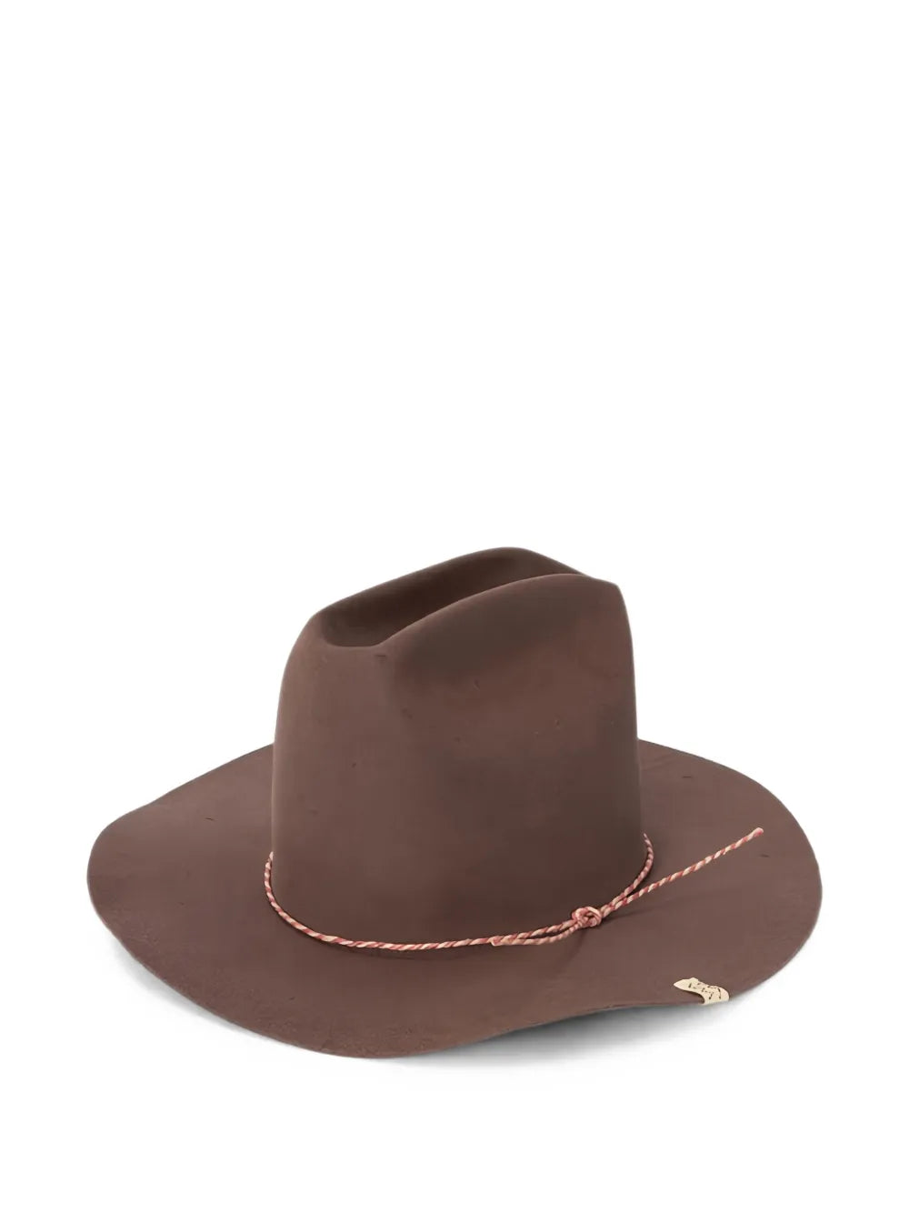 rope-detail wide-brim hat