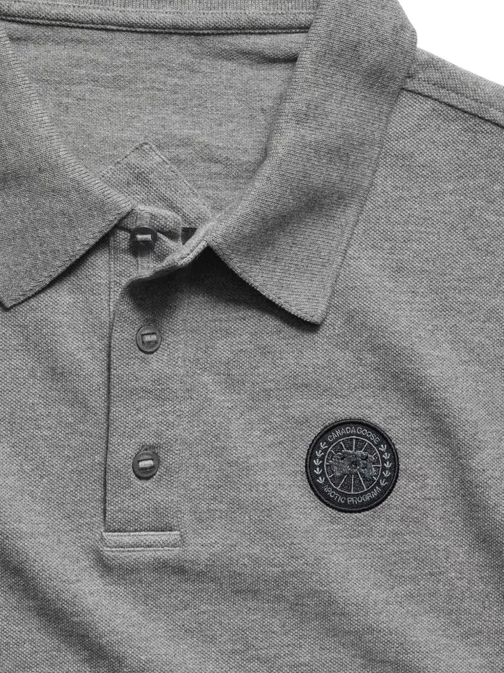 logo-patch cotton polo shirt