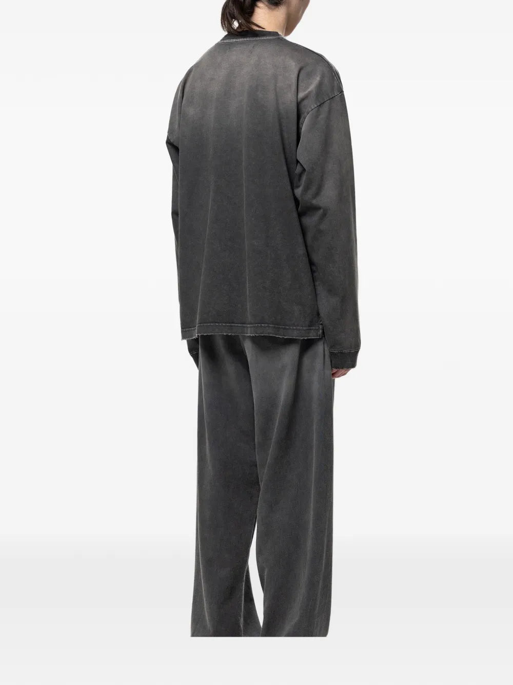 sun-faded like distressed long-sleeve T-shirt