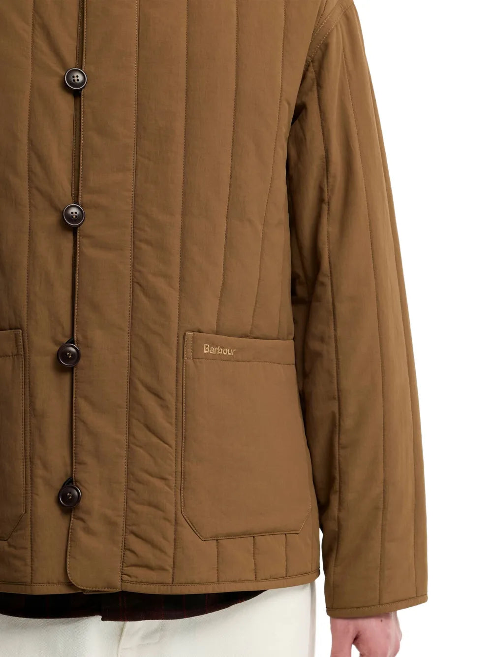 quilted high-neck jacket