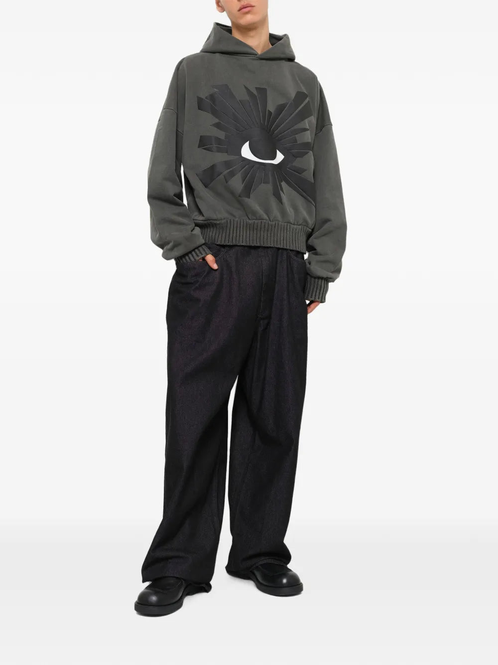 All-Seeing eye-patch hoodie