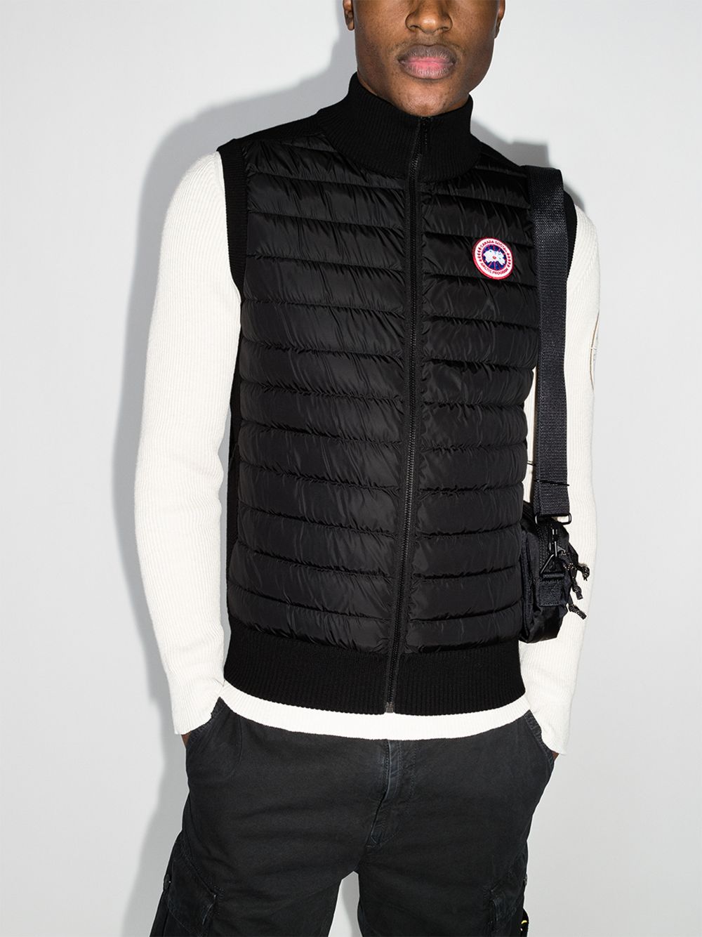 Hybridge High-Neck Padded Gilet