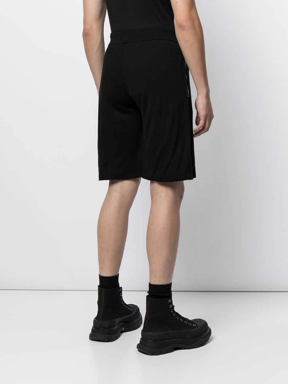 Drawstring Waist Track Shorts
