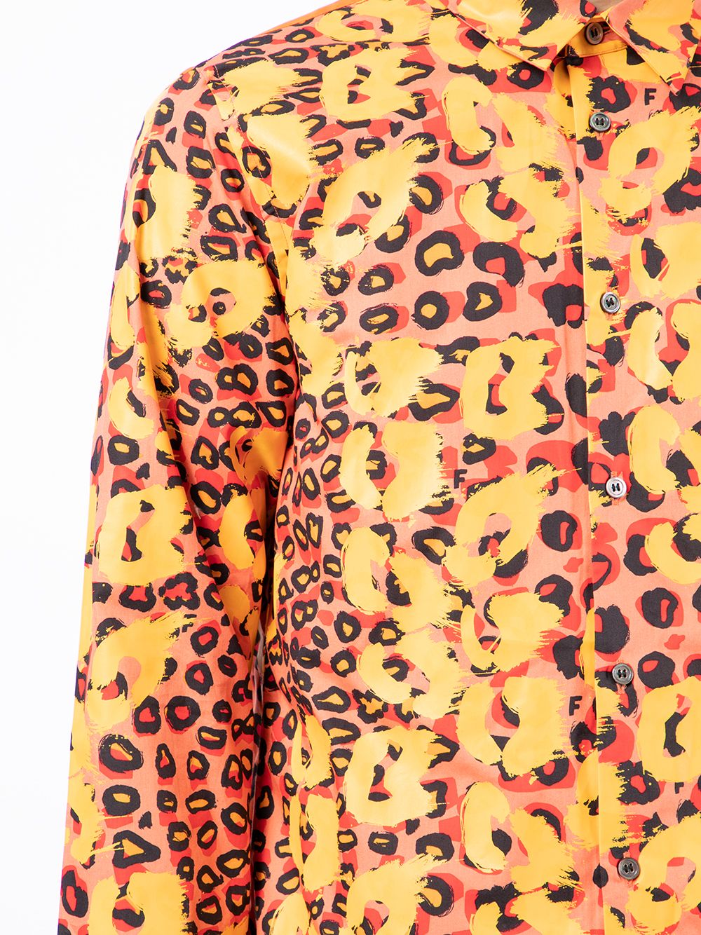 Filip Pagowski Print Cut-Out Cuff Shirt