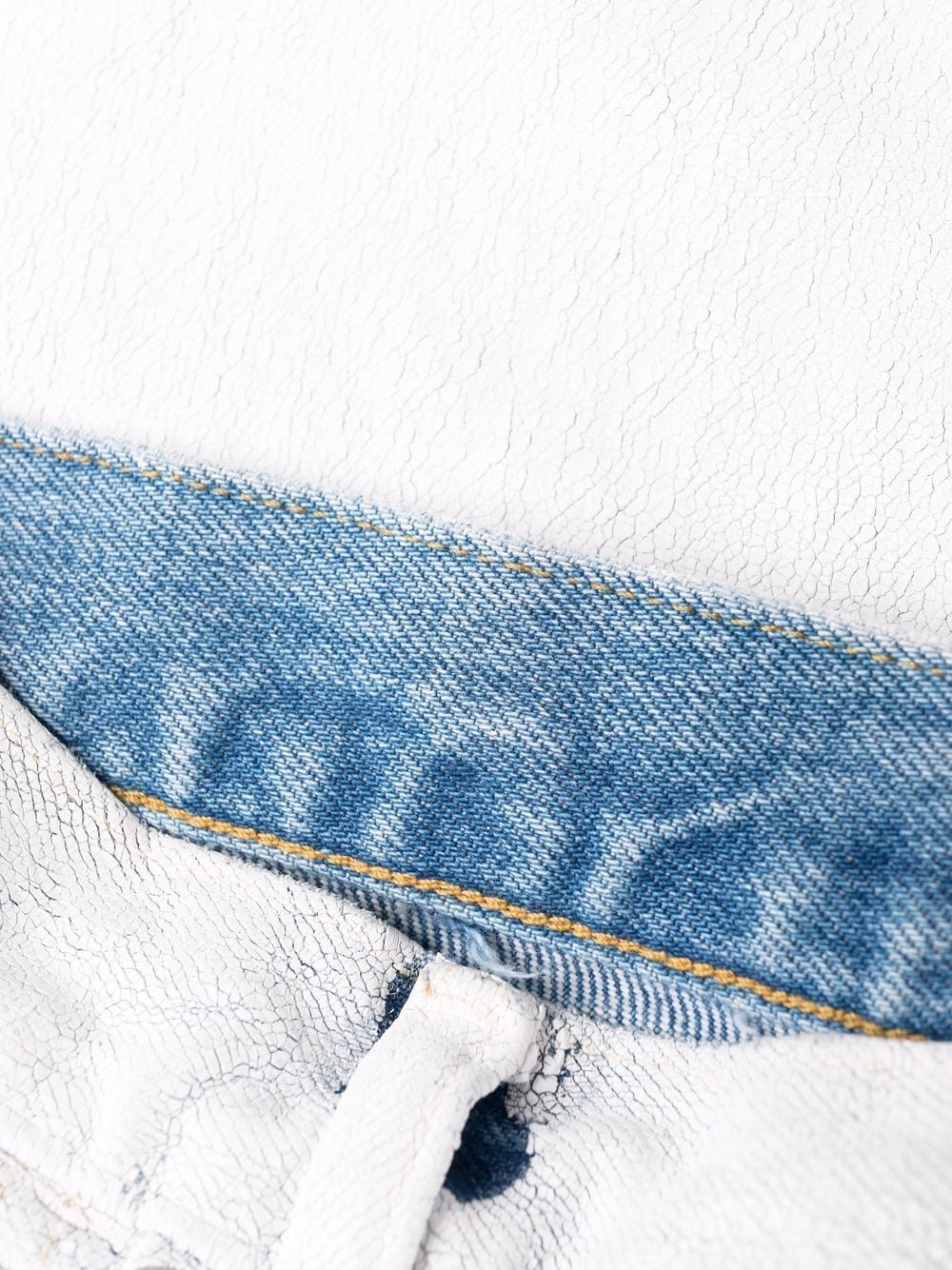 Mid-Rise Straight Jeans