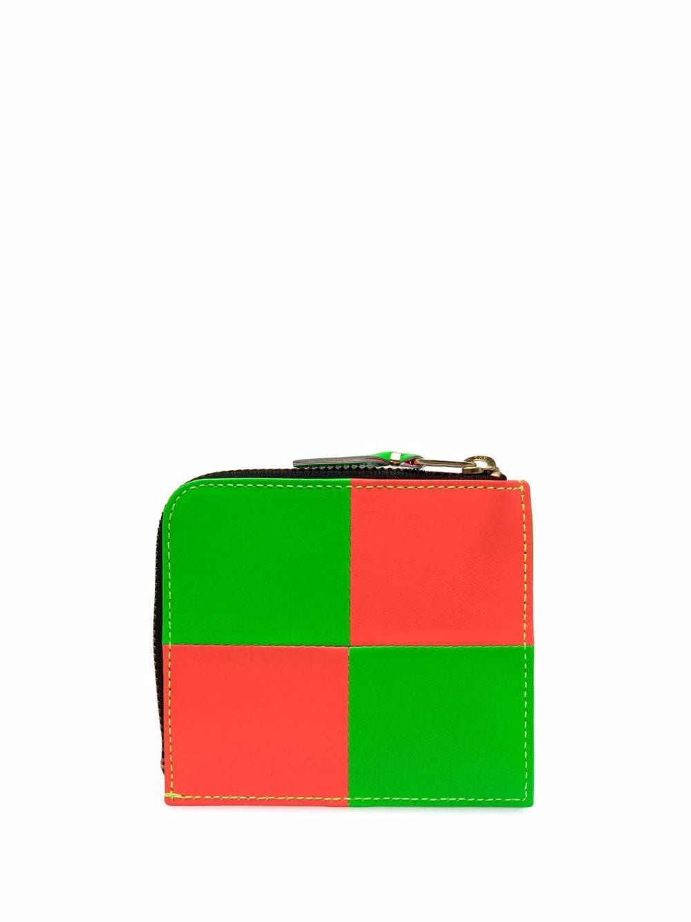 Chequer Zipped Wallet