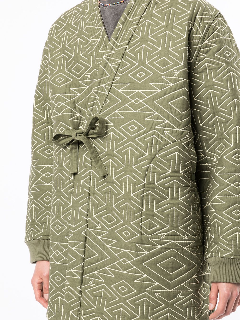 Reversible Padded Kimono Jacket