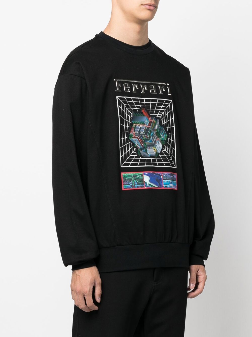 Graphic-Print Cotton Sweatshirt