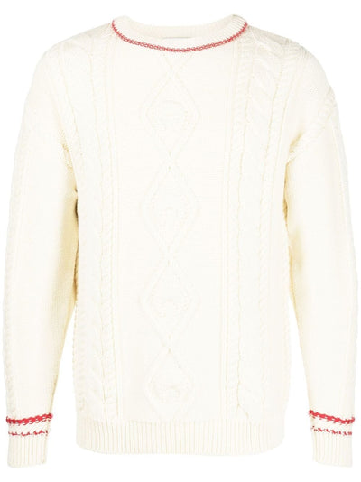 Cable-Knit Wool Jumper
