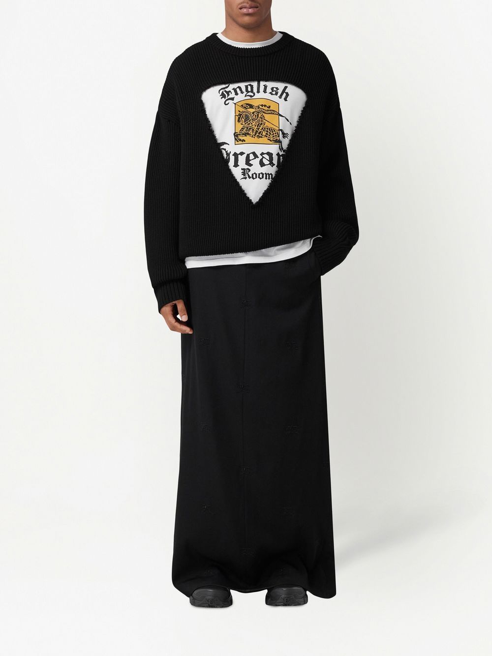 Cut-Out Wool Jumper