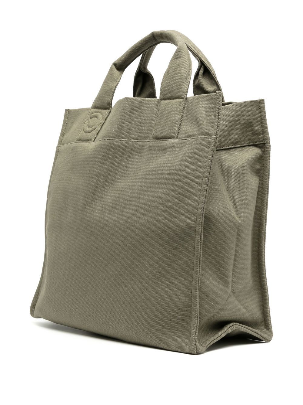 Logo-Print Canvas Tote Bag