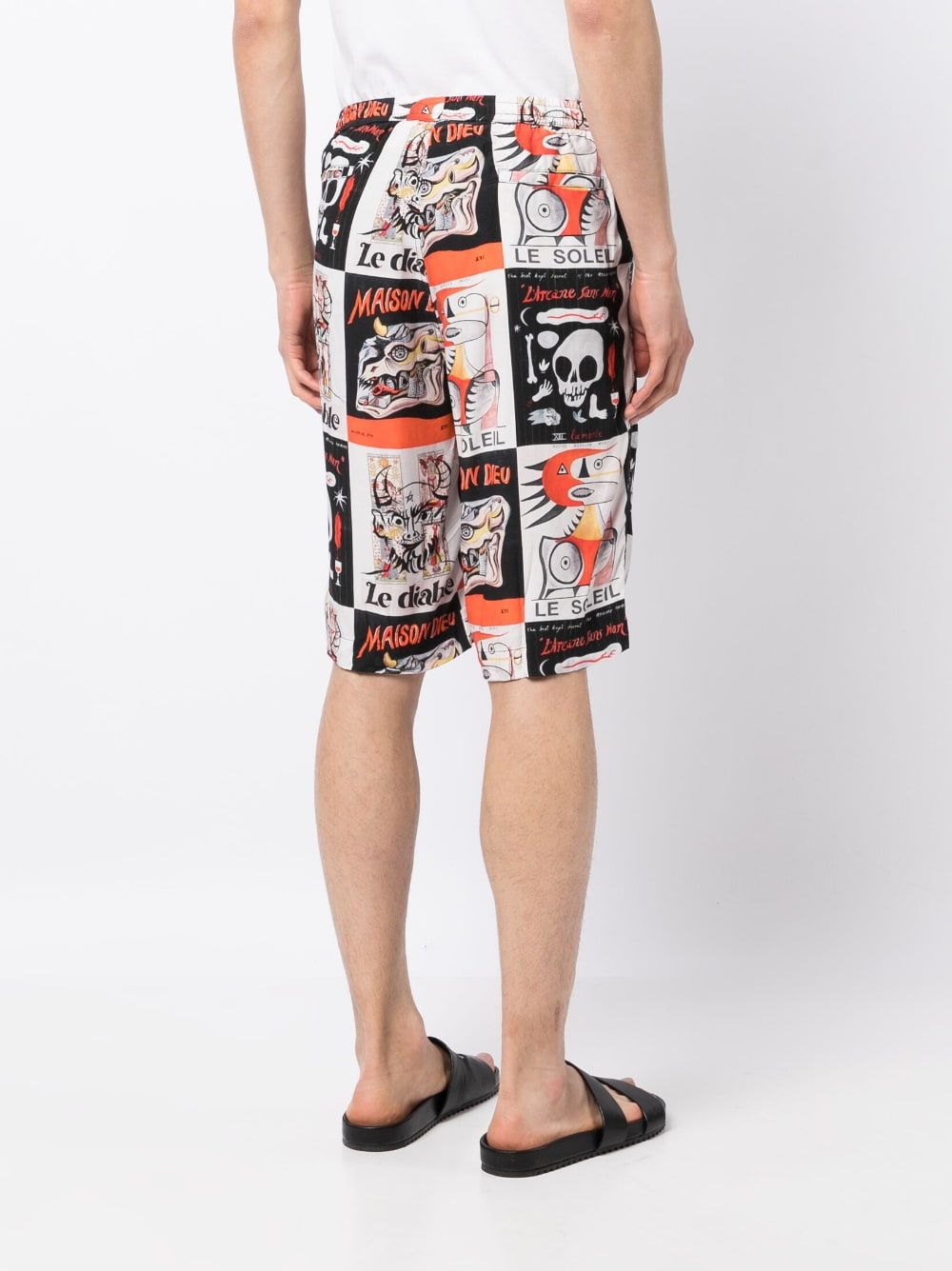 Graphic-Print Bermuda Shorts