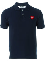 Embroidered Heart Polo Shirt