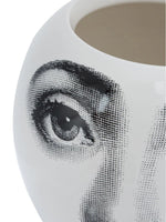 Face Print Vase