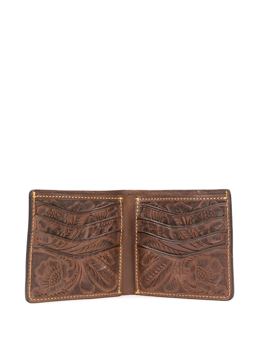 embossed floral wallet