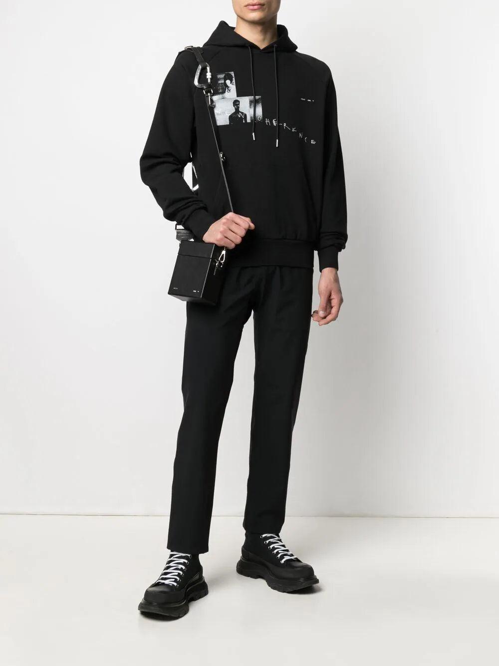 Graphic-Print Hoodie