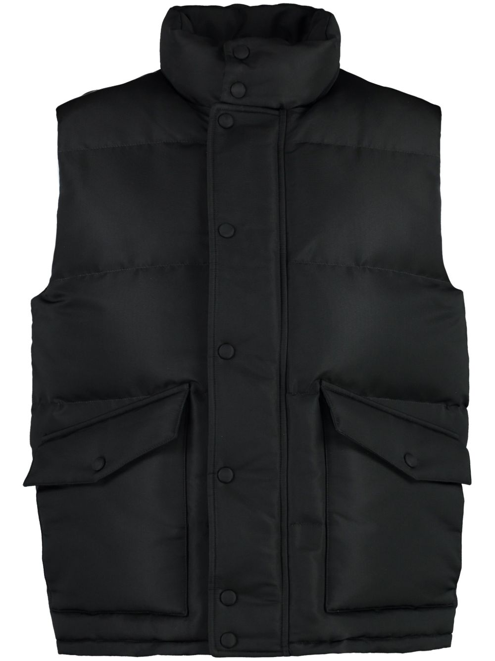 Graffiti-Print Padded Gilet