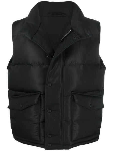 Graffiti-Print Padded Gilet