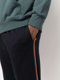 Side-Stripe Tapered Track Pants