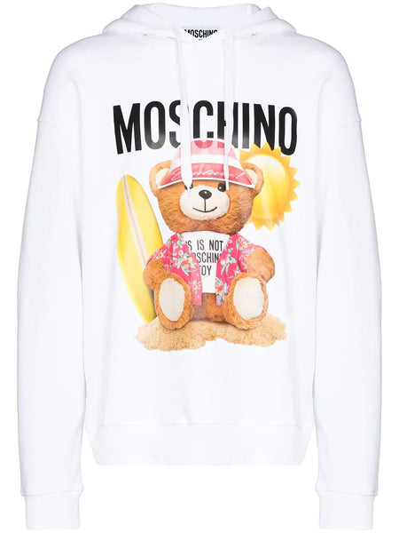 Moschino Teddy Bear Print Crew Neck Sweatshirt The Business Fashion
