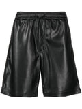 Doxxi Vegan Leather Bermuda Shorts