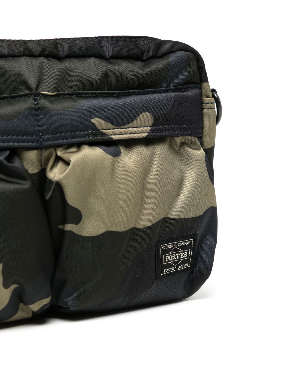 camouflage-print crossbody bag