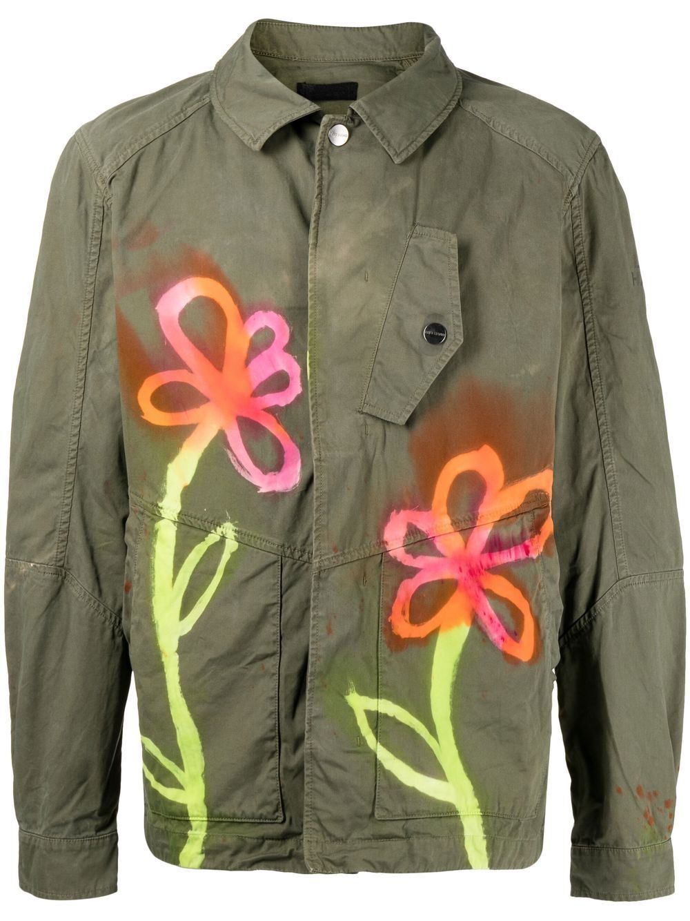 Floral Button-Down Jacket