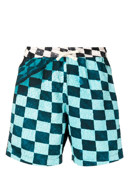 BLUE SKY INN graphic-print deck shorts