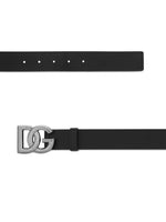 Dg-Logo Leather Belt