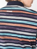 Striped Slub Polo Shirt