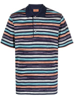 Striped Slub Polo Shirt