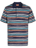 Striped Slub Polo Shirt