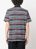 Striped Slub Polo Shirt