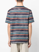 Logo-Print Striped T-Shirt