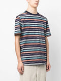 Logo-Print Striped T-Shirt
